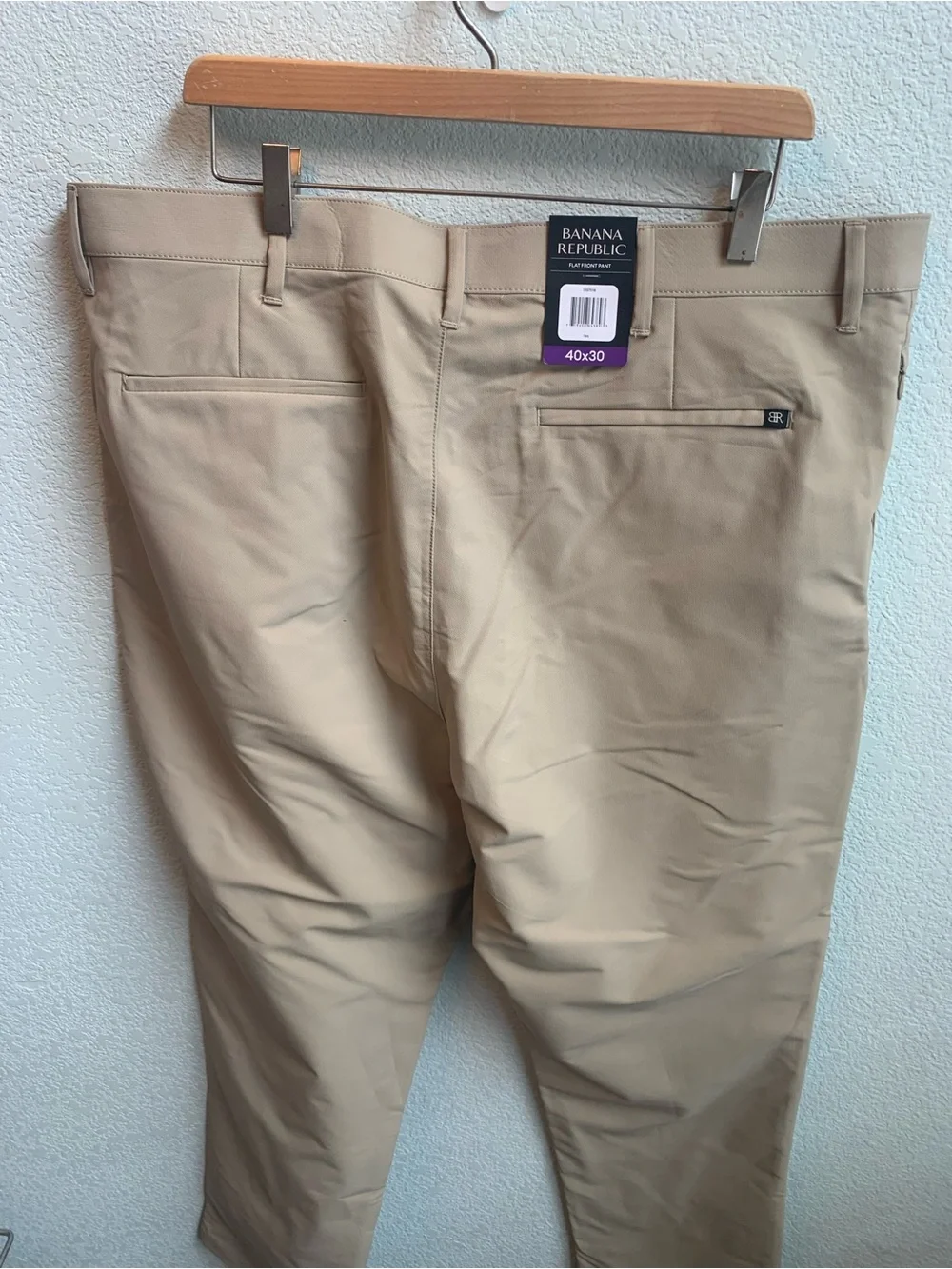 Banana Republic Khaki Stretch Chinos - Light Beige
